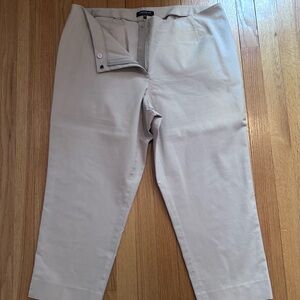 Lafayette 148 New York Women's Cream Cropped Pants